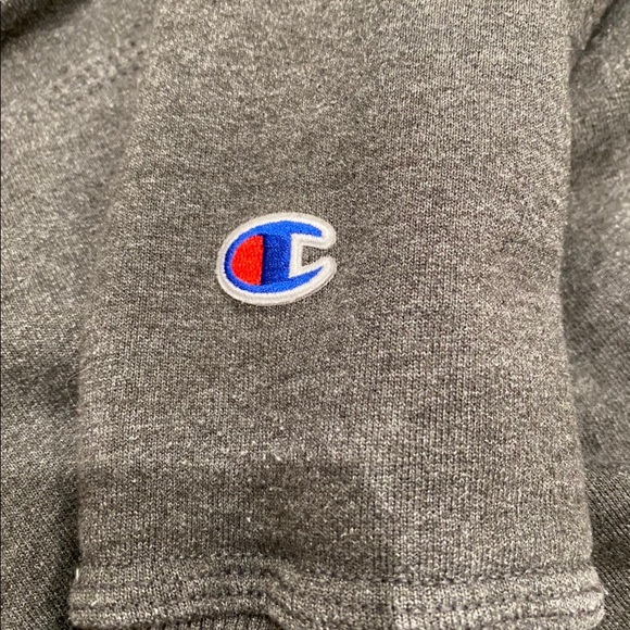 Champion Heather Grey Hoodie/Sweatshirt - Picture 4 of 4
